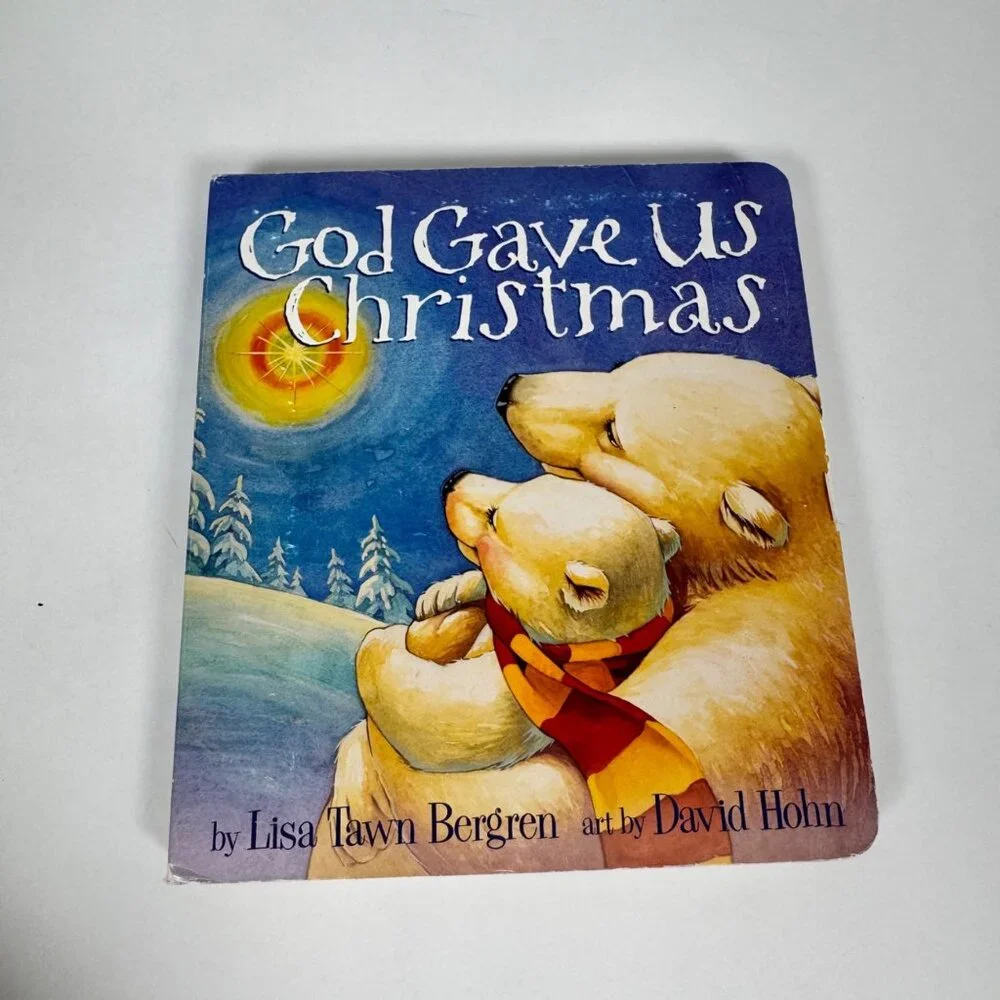 Lot 2 Christmas Board Books God Gave Us Christmas +‎ The Story of Christmas Kids